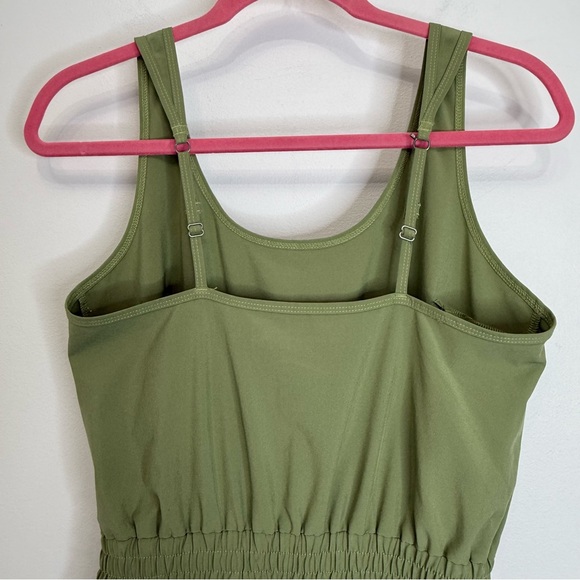Abercrombie & Fitch Green Athletic Shorts Romper Women's Small Travel Athletic - Picture 10 of 13